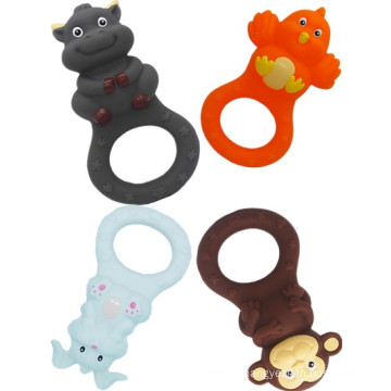 Non-Toxic Animal Shape Soft Rubber Dentição para bebês